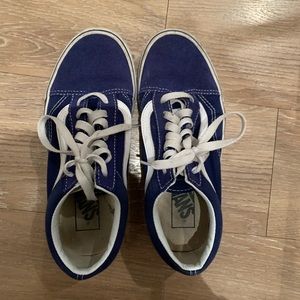 Blue classic old-Skool vans